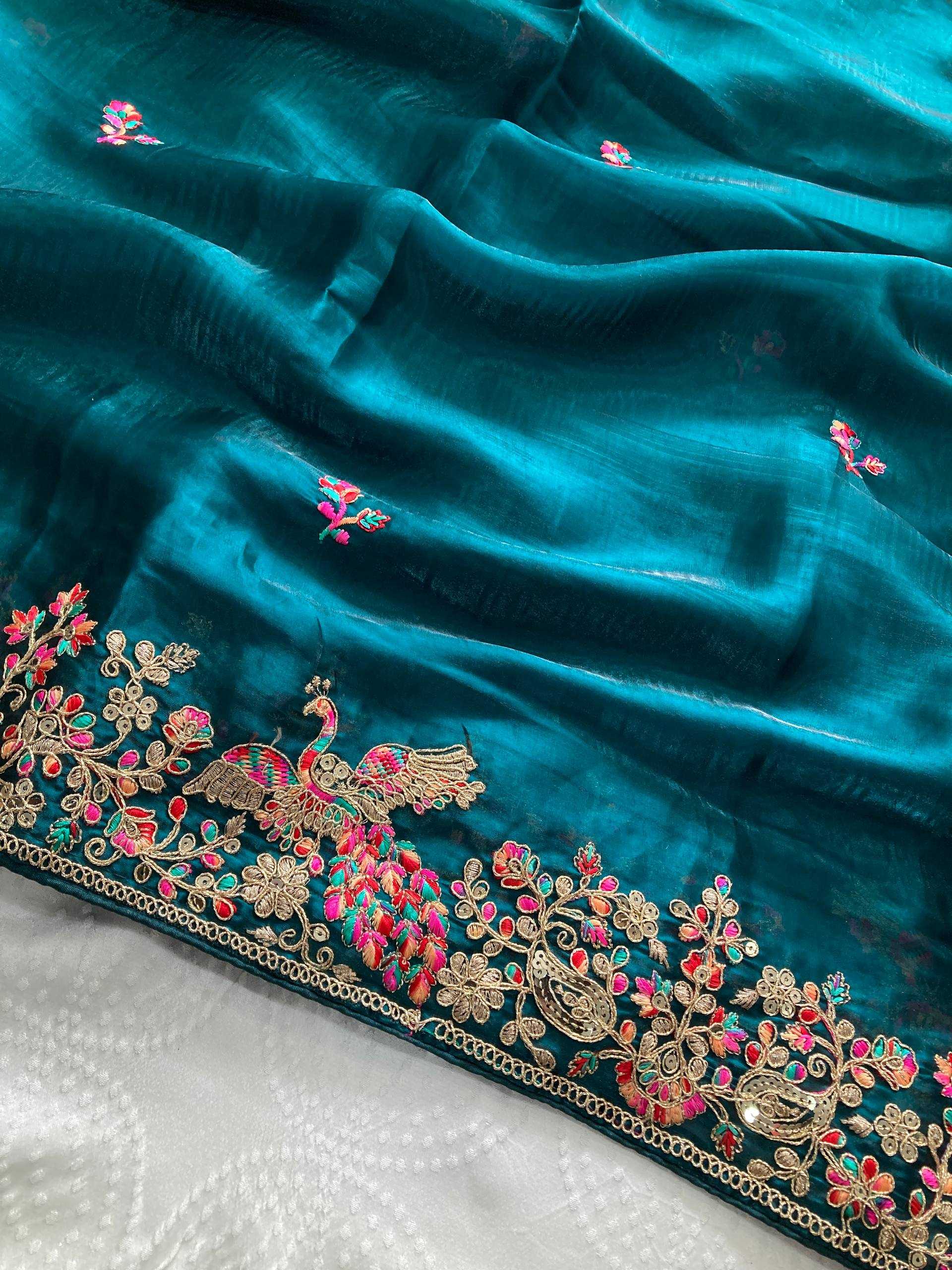 Jimmy Choo  Embroidered Butta Saree